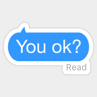 You Ok Text Sticker